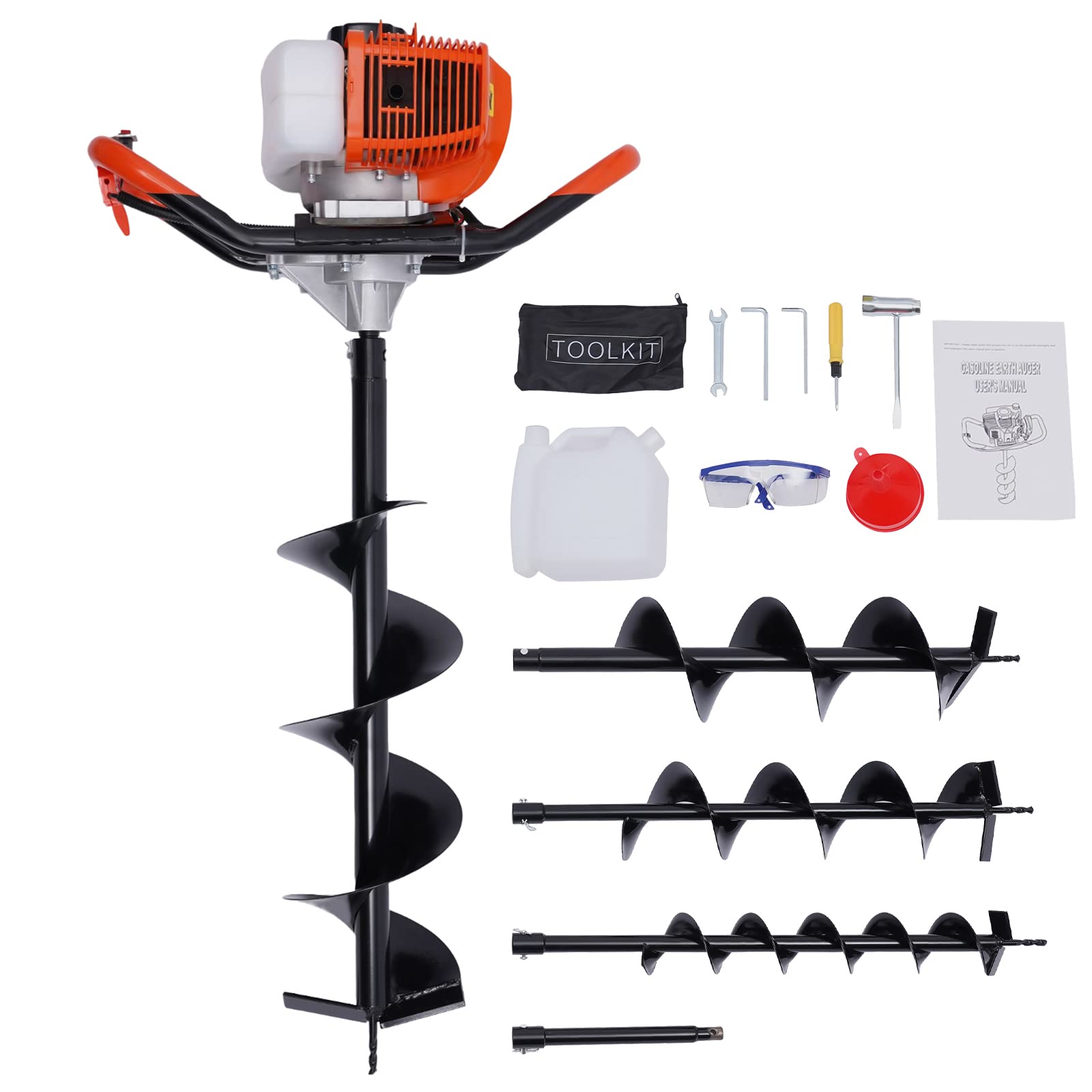 NOLANTISI 63CC 2 Stroke Gas Powered Post Hole