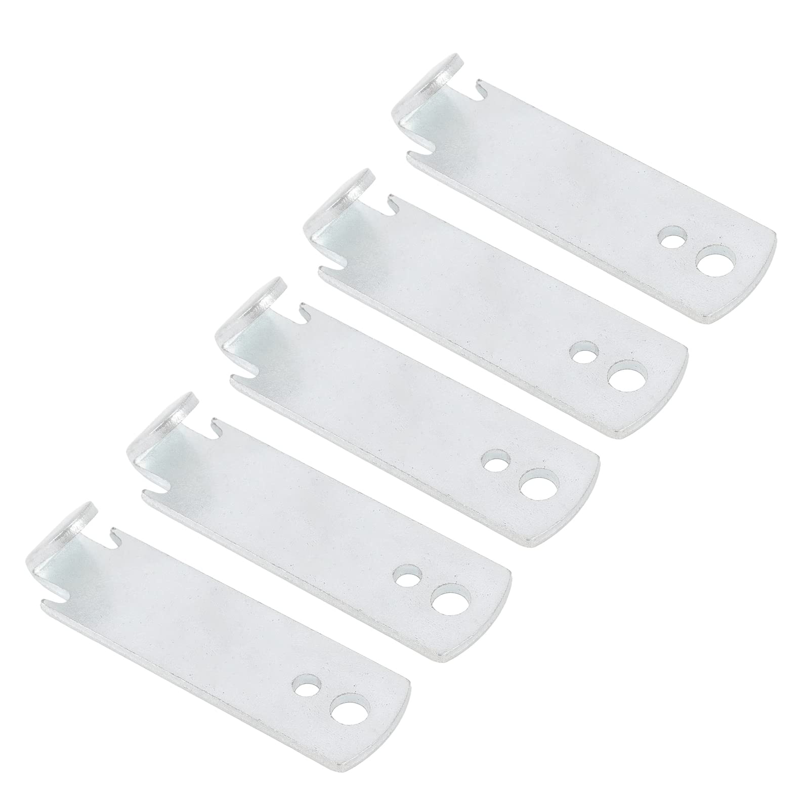 TOPINCN 5Pcs Fence Wire Twister T Post Clips, Time Saver Barb Wire Fence Tools Steel Barb Fencing Agricultural Repair Fences Hardware