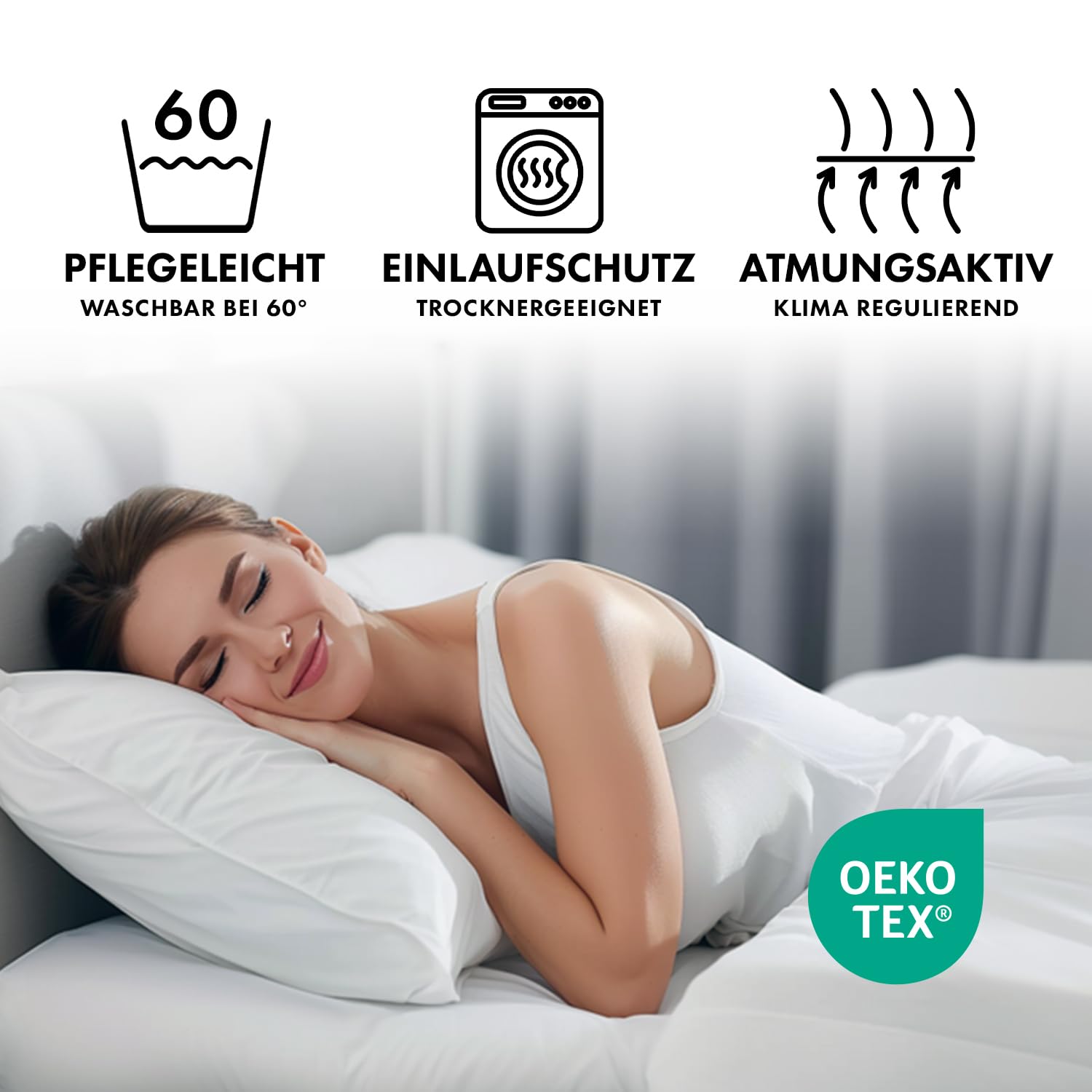 Jacobson Jersey Spannbettlaken Spannbetttuch Baumwolle Bettlaken (90x200-100x200 cm, Grau) 6