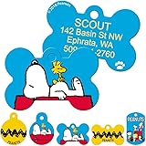 peanut shaped dog tag