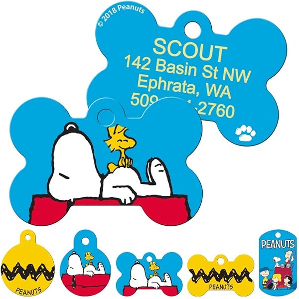 snoopy dog tag