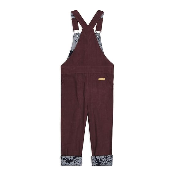 maroon dungaree