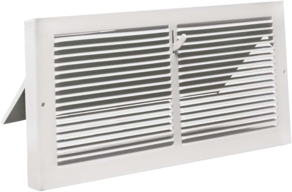 Registers, Grilles & Vents - Imperial RG0115 12 x 6-Inch Steel Painted Baseboard Register, White