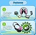 XTRONS® IR Wireless Dual Channels Infrared Stereo Cordless Headphones 2 Channels for Children with Built-in IR Transmitter