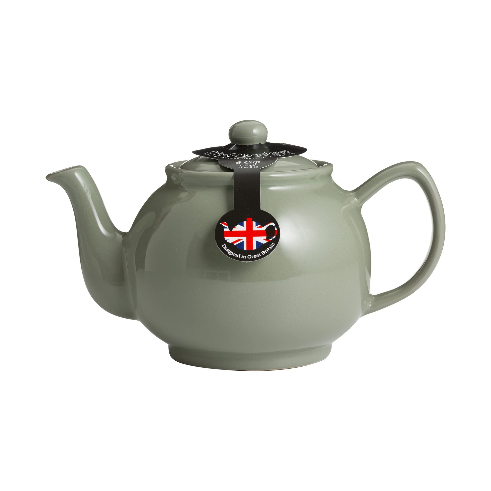 Price & Kensington 110 cl, 6 Cup Teapot, Sage Green
