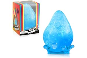 Blue Fidget Toys Stress Cube, Squishy Stress Balls for Adults, Ice Squishy Stress Cube Sugar Balls, Squeeze Sensory Balls for