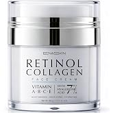 EnaSkin Retinol Collagen Face Cream for Wrinkles, Anti-Aging Moisturizer | This Anti Wrinkle Face Cream Helps Smooth the Look of Wrinkles and Fine Lines for Firmer, Younger-Looking Skin
