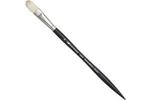 Winsor & Newton Artists' Oil Brush-Filbert (Long Handle)-Size 10