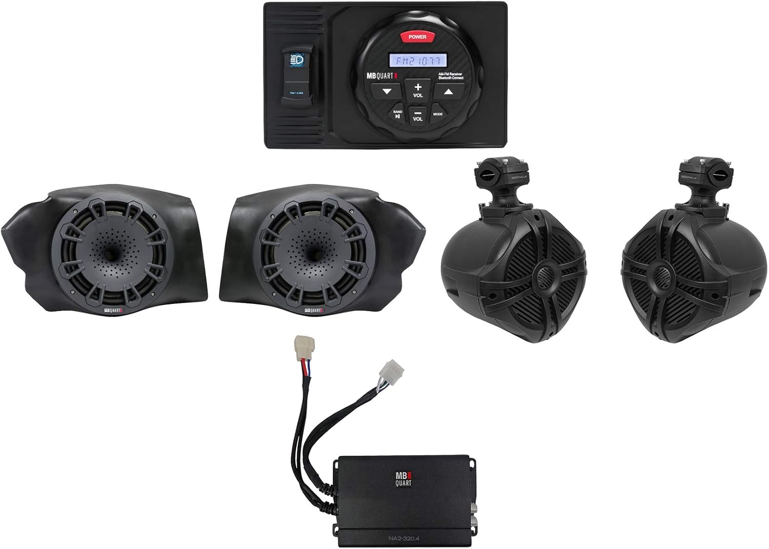 MB QUART Front Speakers+Towers+Radio+Amp For 20142018