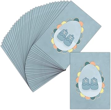 Carte Faire Part Naissance Garcon Carte Postale 32 Cartes Carte Petits Pieds De Bebe En Bleu Format Carte Postale Dispo En 3 Formats Amazon Co Uk Office Products