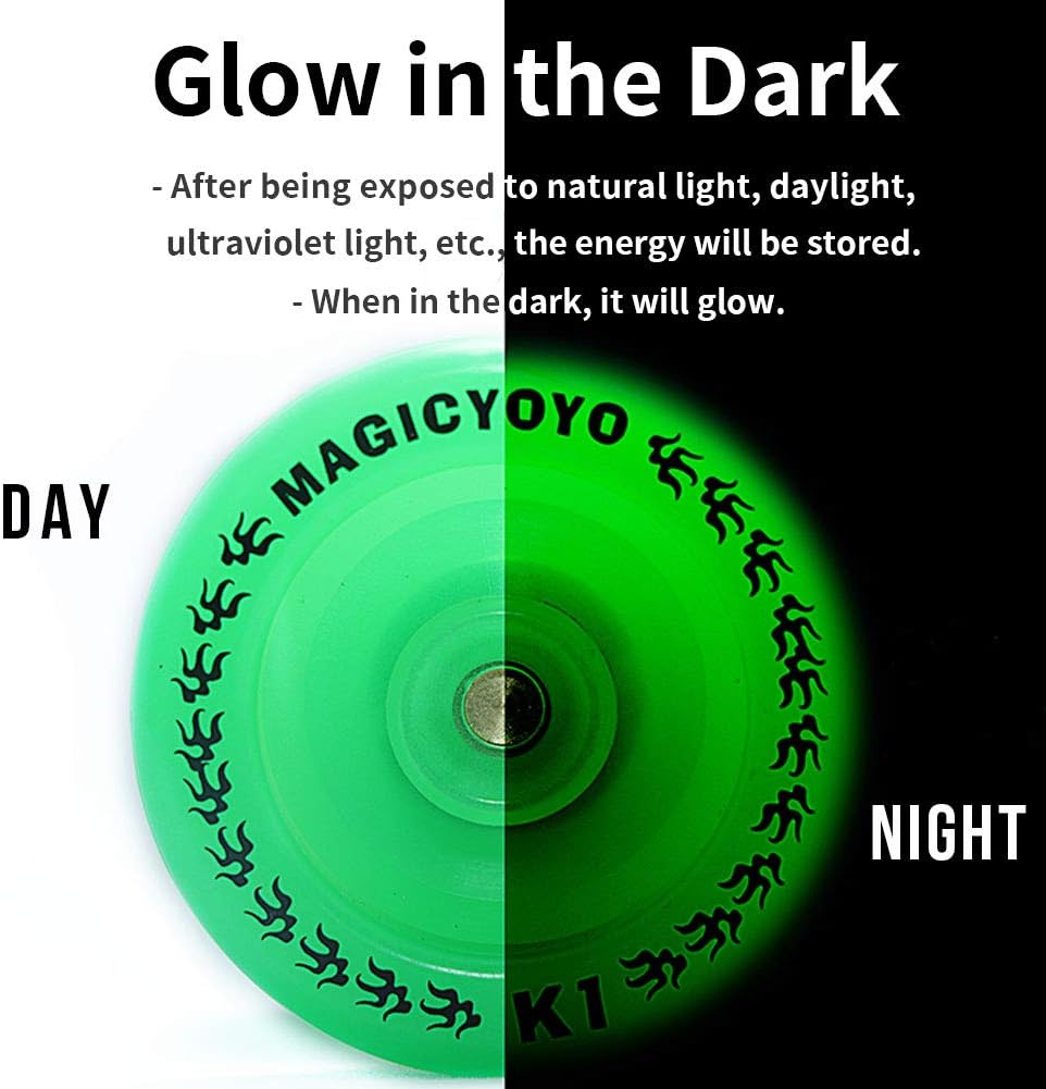 YOSTAR Yoyo K1 Glow Green in the Dark - Image 3