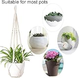 Fayavoo Macrame Plant Hangers 3 Pack Indoor Outdoor Cotton Rope view 3