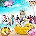 SOTOGO 9 Pieces Animal Balloons Large Jungle Safari Balloons Giant Party Balloons for Kids Baby Shower Birthday Party Zoo Decorations