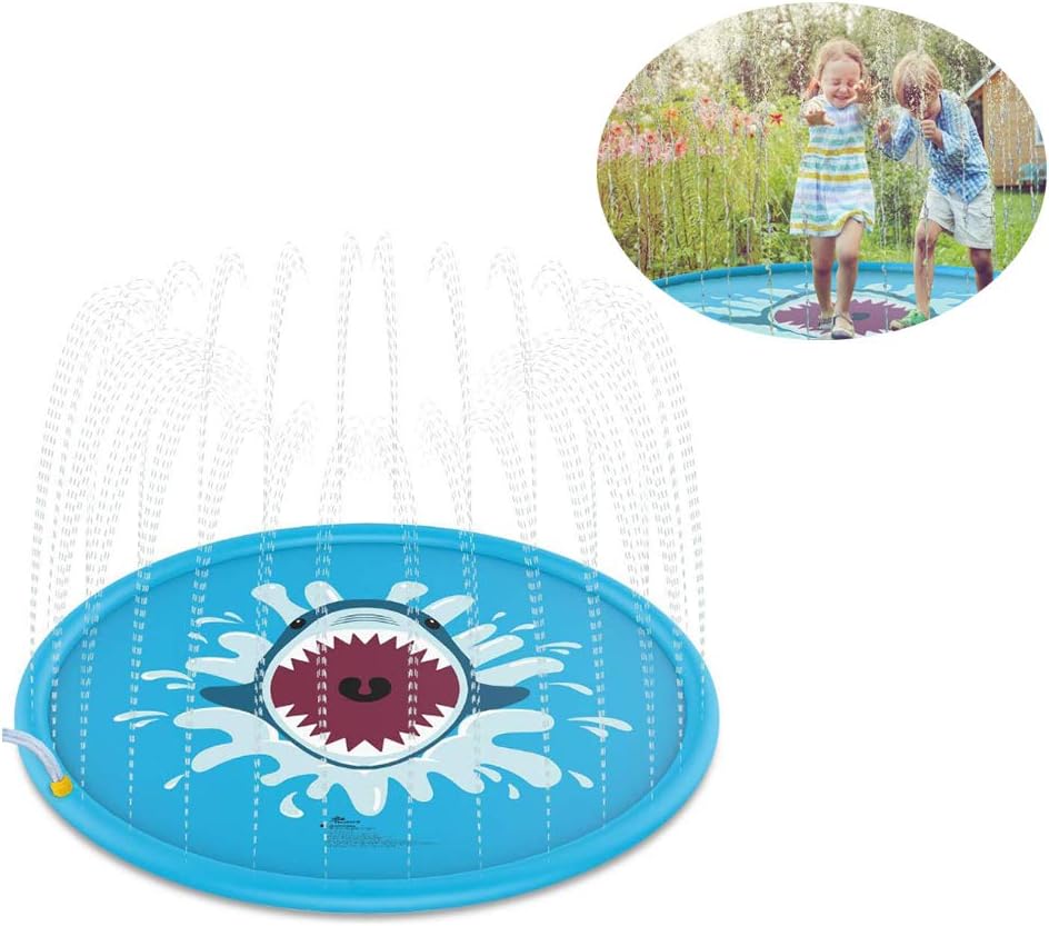 ZJJ Splash Pad,Outdoor Water Toy for Kid,Garden Spray Water Toys, for Children Toddlers,Bathroom Products