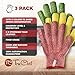 TruChef Premium Cut Resistant Adult Gloves Food Grade - Level 5 Anti-Cut Protection for Meat, Veggies & Wood Carving - Durable, Breathable, Machine Washable - Kitchen Knife Proof Safety Gloves