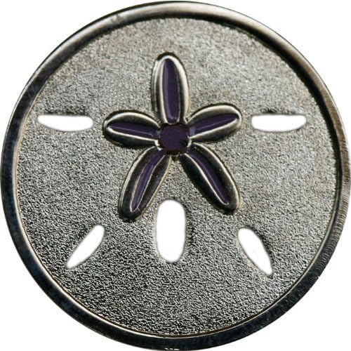 Sand Dollar Golf Ball Marker and Matching Hat Clip