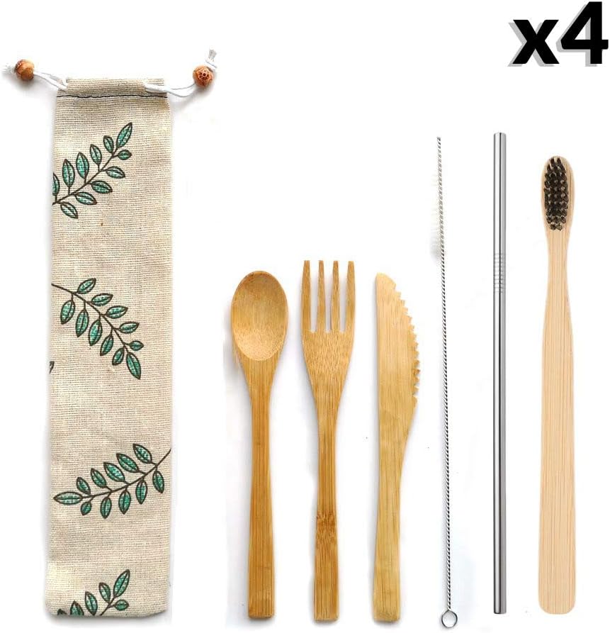 SolarOcta Zero Waste Travel Kit X4