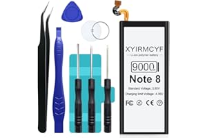 XYIRMCYF Galaxy Note 8 Battery (2024 New Upgrade), 9000mAh High Capacity Battery for Galaxy Note 8 SM-N950 N950T N950A N950P N950V N950R4 with Repair Kits