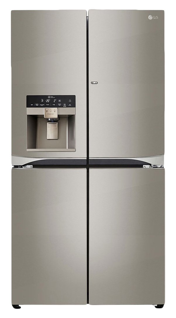 Lg 889 L Frost Free Side By Side Refrigerator Gr J31fwchl Silver Amazon In Home Kitchen