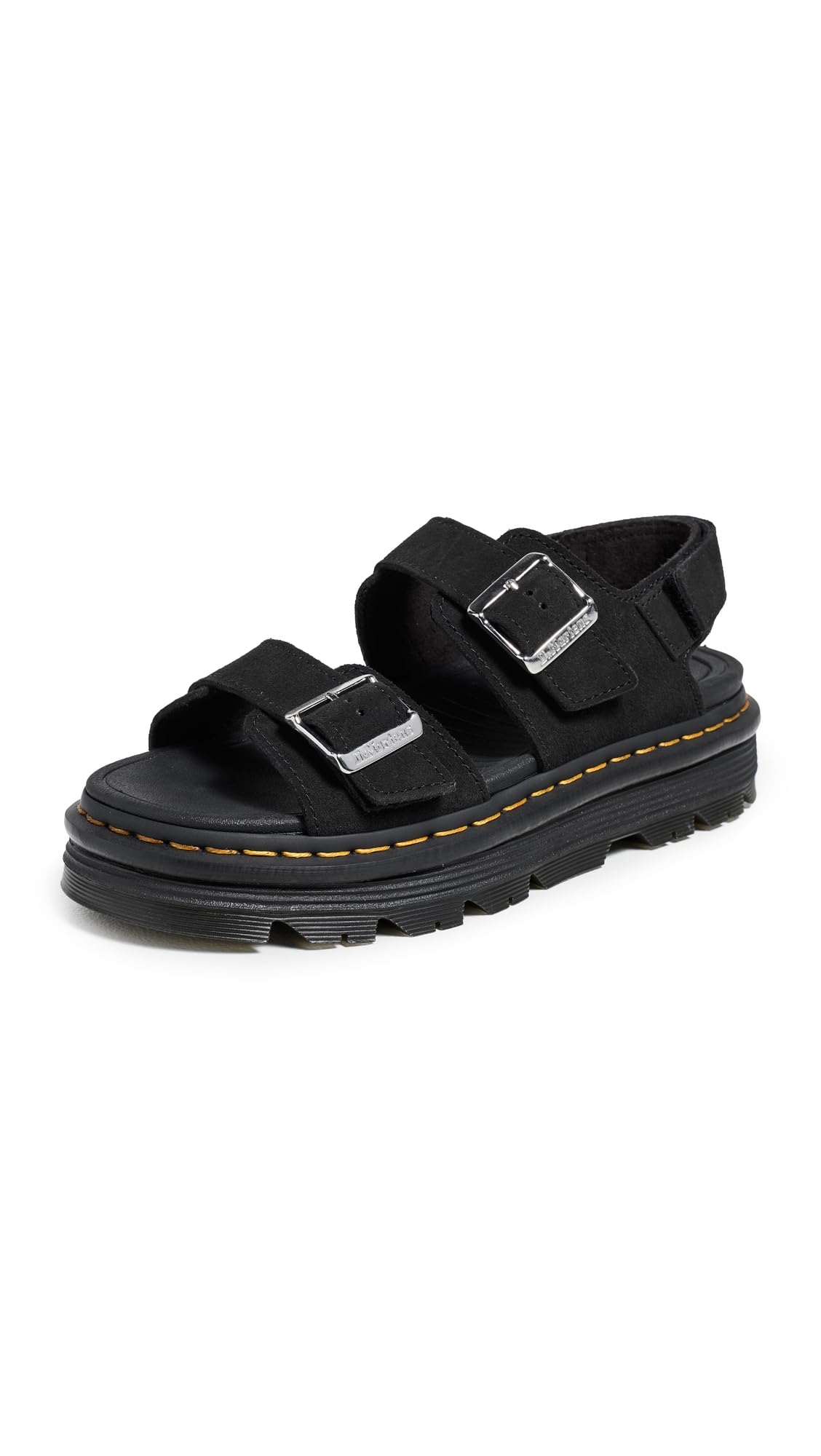 Dr. Martens Women’s Zebzag Sandal, Black Eh Suede, 7UK, 9 US Women