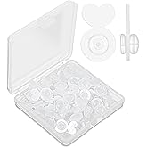 XLIUAX 50Pcs Clear Silicone Earring Backs for Droopy Ears, Earring Lifters for Heavy Earrings Support Backs Comfortable Earrings Back Replacements for Big Studs