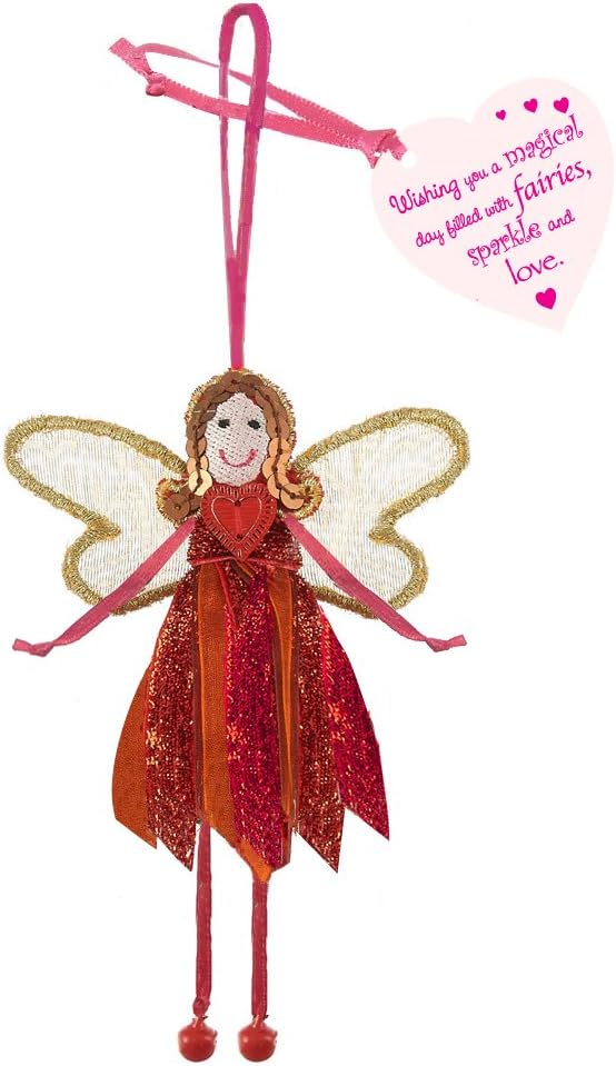 Fair Trade Fairies - 'Wishing you a magical day filled with fairies.' Glitter Quote Fairy