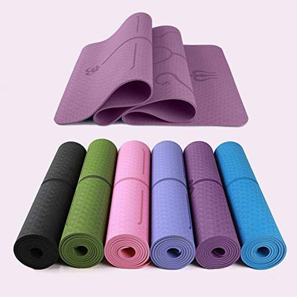 JACKWS YogaMattenSet, YogaMatte Fitness Mat TPE Umweltschutz Anti