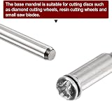 sourcing map 6pcs Cut Off Wheel Screw Mandrel 3mm Shank Dia Cutting Disc Holder view 5