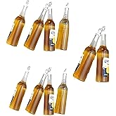 Gryshanyun 10Pcs Mini Beer Bottle Resin Charms, Drinking-Themed Pendant for DIY Jewelry Making, Necklaces, Earrings, Keychains