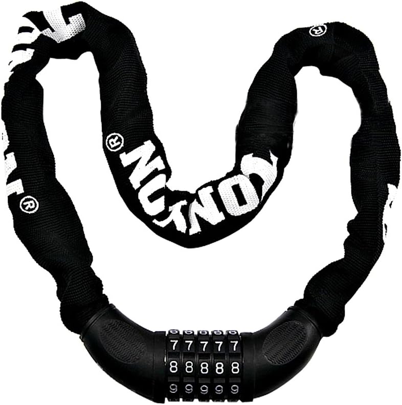 Abonnylv Bike Lock Heavy Duty Bicycle Chain Lock (Carrying Fixed Frame)