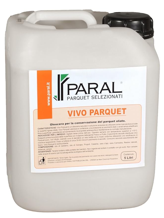 title=Vivo Parquet 5Lt- Protettivo per pavimenti in legno trattati ad olio