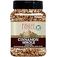 Pride Of India – Cinnamon Bark Whole – Freshly Sourced from India – Gourmet Whole Spice – Strong Aroma – Perfect for Cooking 
