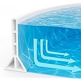 Klyyo Clyro 3.94" High Shower Threshold Water Dam for Bathroom, Kitchen | 78 Inch Silicone Shower Water Barrier, White Collapsible Shower Water Guard, Wet and Dry Separation Bathroom Floor Kitchen