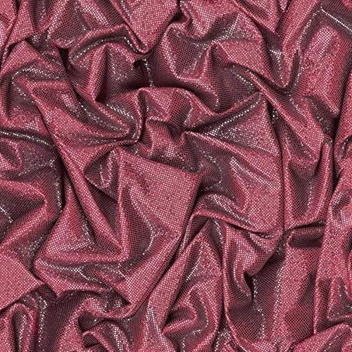 Muriva Crushed Satin Wallpaper, Faux Silk Effect, Modern Realistic Glitter, red, L14210, Rot L14210