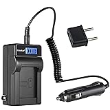 Kastar LP-E5 LCD AC Battery Charger Compatible with