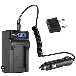 Kastar LP-E5 LCD AC Battery Charger Compatible with