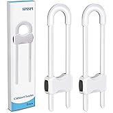 Baby Proofing Cabinets,Cabinet Locks for Babies,Child Locks for Cabinets,Child Safety Cabinet Locks by SPISPI (Pack of 2)