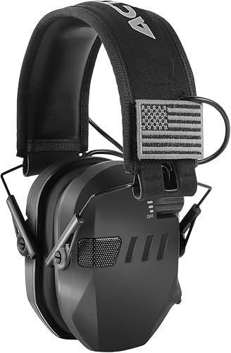 Gun Ragne Ear Protection ACT FIRES Shooting Ear Protection for Gun Range, Active Noise Reduction ...