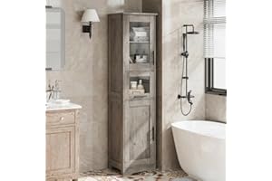 Tall Bathroom Cabinet, 67 in Closet Storage Cabinet with Doors, Pantry Cabinet, Freestanding Pantry Cabinet for Laundry, Kitc
