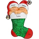 twins first christmas ornament 2018