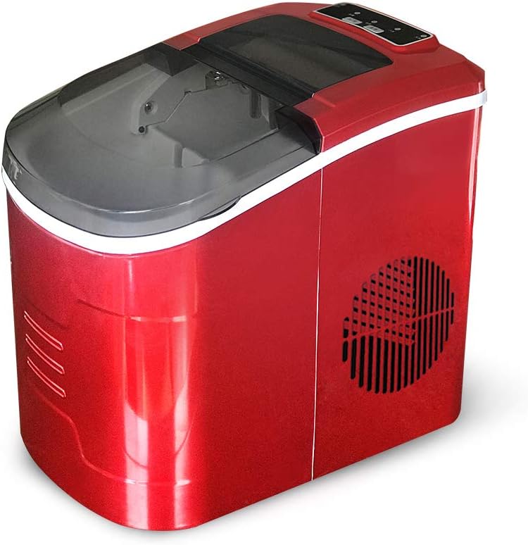 Allied Appliances Plastic Portable Ice Cube Maker (Red)