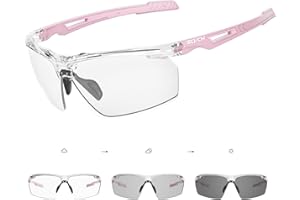 SCVCN Photochromic Sport Sunglasses Cycling Clear Glasses Men Women UV400 Protection MTB BMX Fishing Running S86