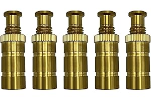 Poolzilla Pool Safety Cover Brass Anchors for Concrete and Pavers - 5 Pack - Universal Fit