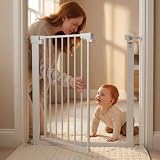 ebebek baby plus Baby Safety Gate for Stairs and Doors 75 82 cm White view 3