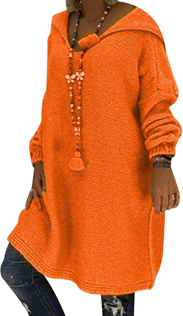 pull maille capuche femme