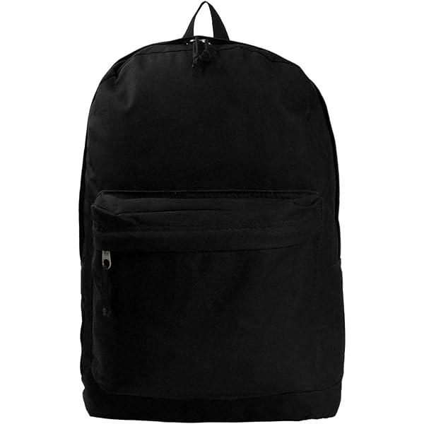 Amazon.com | K-Cliffs 18in Classic Backpack Basic Bookbag Simple