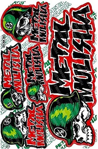 Rockstar Energy Drink Metal Mulisha Yamaha Kawasaki Motorcross Race Racing F1 Logo Sponsor Sticker Decal Skateboard Car Bike Bicycle Kid Wall Helmet Decoration Red Dm51
