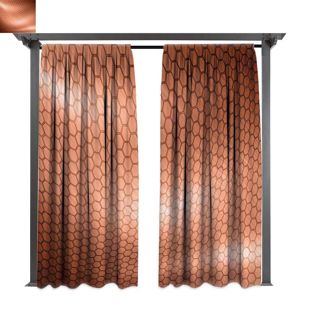 Amazon Com Leinuoyi Abstract Patio Curtains Hexagonal Comb
