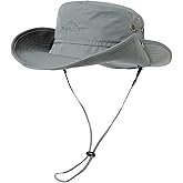 Oversize XL XXL Large Wide Brim Waterproof UPF 50+ Bucket Sun Summer Travel Fishing Hiking Fisherman Hat Detachable Chin