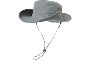 Oversize XL XXL Large Wide Brim Waterproof UPF 50+ Bucket Sun Summer Travel Fishing Hiking Fisherman Hat Detachable Chin
